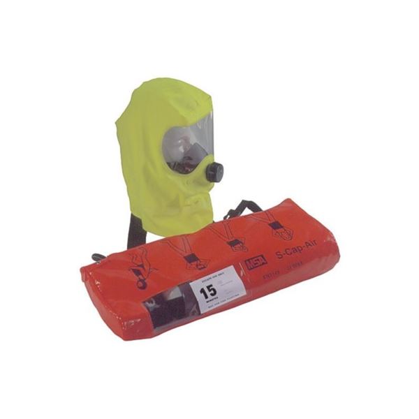 nikov dchac prstroj MSA S-Cap-Air s przdnou faou