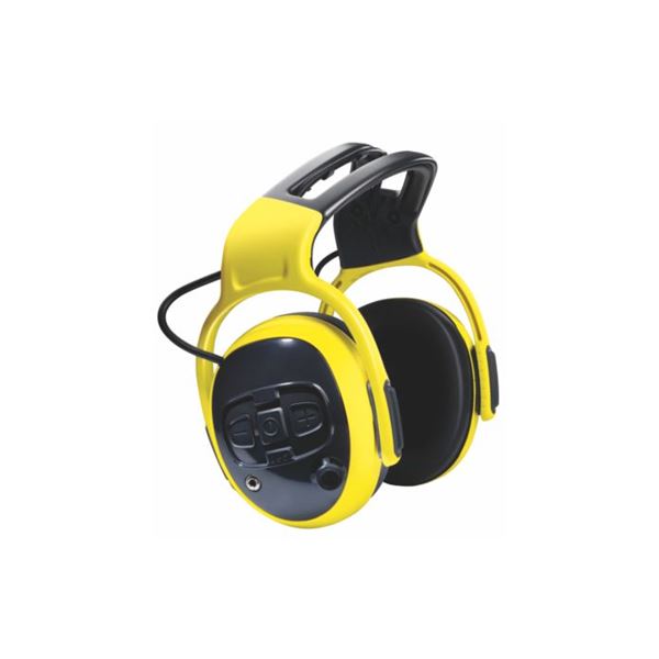 Slúchadlá elektronické left/RIGHT CutOff Pro, s hlavovým pásom, MEDIUM, žlté