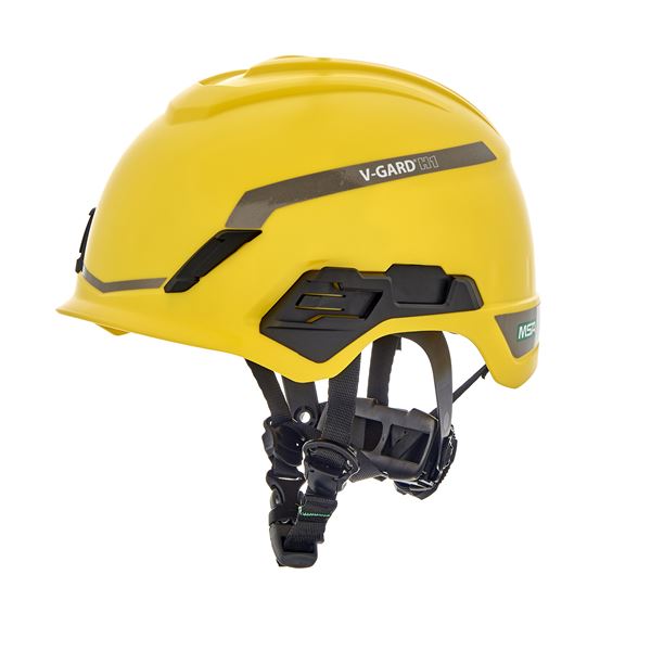 Ochranná prilba V-Gard H1 Novent, nevetraná, žltá