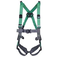 Fall Protection -  MSA V-FORM+, Chrbtový/Hrudný/Bedrový D-Krúok, s opaskom,bajonet. pracky, ve. XS