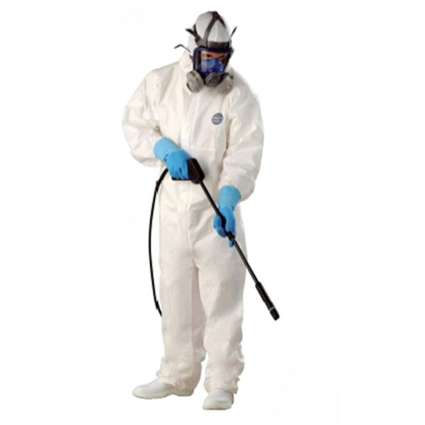Oblek ochrann OPTISAFE, biely, vekos M