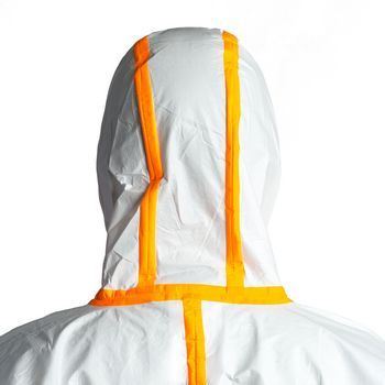Oblek ochranný CoverChem 4M40, biely, veľkosť M