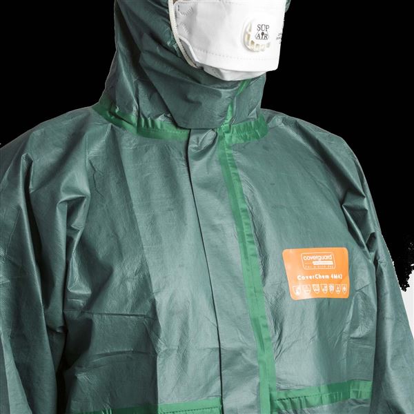 Oblek ochrann CoverChem 4M42, zelen