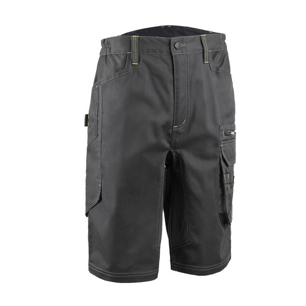 Montérkové krátke nohavice BARVA, šedá, veľkosť XL
