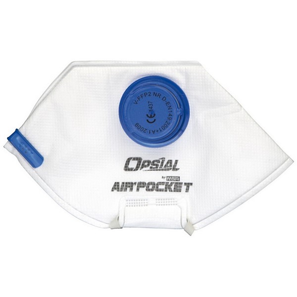 Pracovný respirátor Opsial AirPocket, skladací, FFP2 s ventilom 