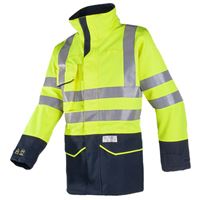 Bunda NASH, HI-VIS žltá/modrá (143), veľkosť S