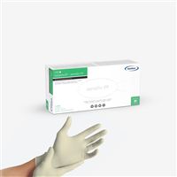 Rukavice jednoraz. latex. MaiMed Sensitiv PF, vekos S, box 100ks