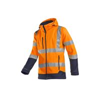 Bunda Softshell FULLER, HV oranžovo-modrá (951) veľkosť 3XL