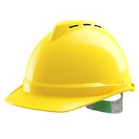 Ochranná prilba V-Gard 500, vetraná, ltá, Push-Key PVC