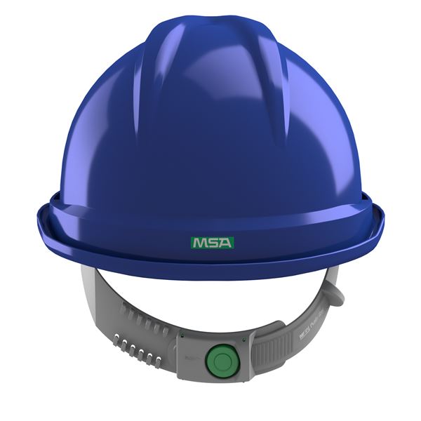 Ochranná prilba V-Gard 500, vetraná, modrá, Push-Key PVC