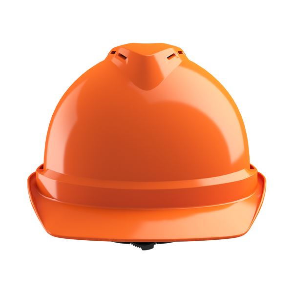 Ochranná prilba V-Gard 500, vetraná, oranžová, Fas-Trac 3 PVC