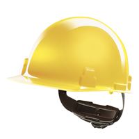 Ochranná prilba ThermalGard, žltá, nevetraná,  Fas-Trac 3 PVC
