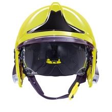 Hasisk prilba Gallet F1XF, lt fluo,ierny tt,integrovan svietidlo,hlinkov ztylnk